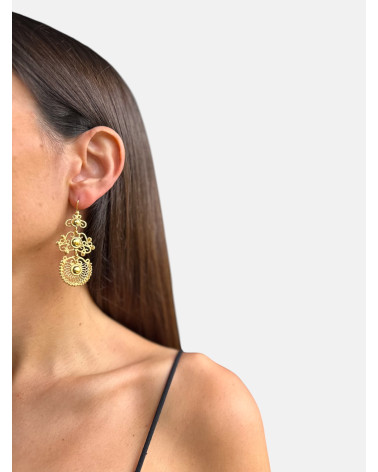 PENDIENTES SAPO CHAPADO GANCHO