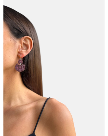 PENDIENTES ADEREZO REDONDO GANCHO