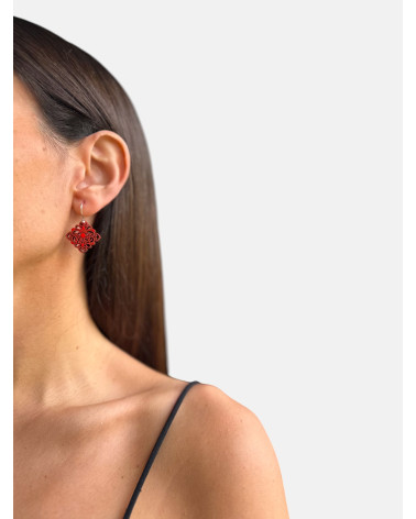 PENDIENTES ADEREZO CUADRADO