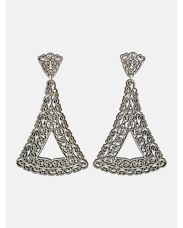 PENDIENTES FILIGRANA ABANICO