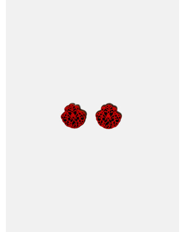 PENDIENTES CONCHA MADERA MINI