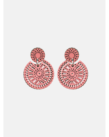 PENDIENTES GUIPUR REDONDOS DOBLE