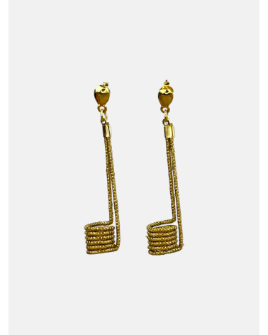 PENDIENTES CAPIM DOURADO MEDIANOS