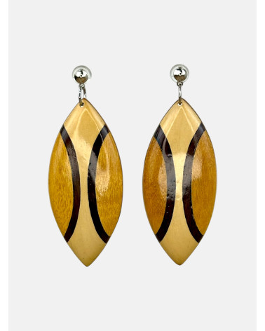 PENDIENTES MARQUETERÍA PAU-AMARELO