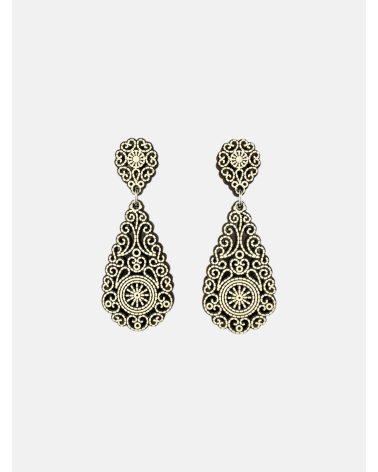 PENDIENTES FILIGRANA LÁGRIMA DOBLE