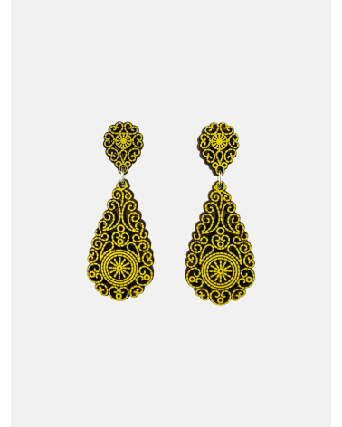 PENDIENTES FILIGRANA LÁGRIMA DOBLE