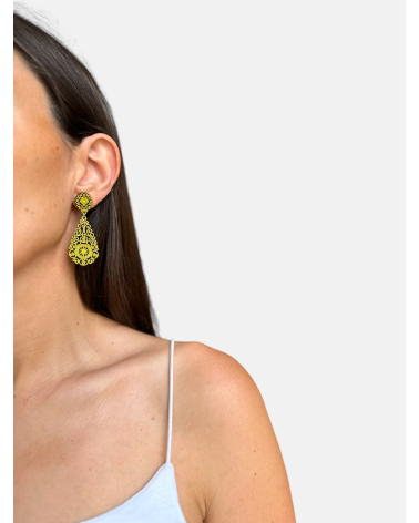 PENDIENTES FILIGRANA LÁGRIMA DOBLE