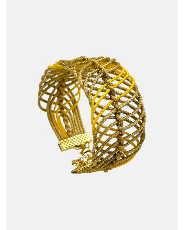 PULSERA CAPIM DOURADO ALGODÓN