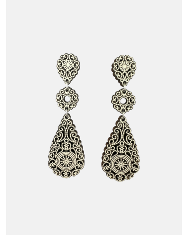 PENDIENTES FILIGRANA LÁGRIMA TRIPLE