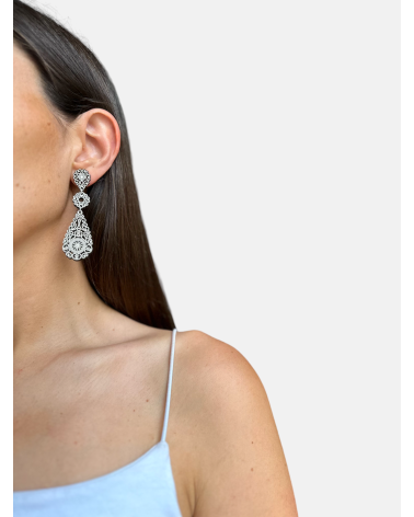 PENDIENTES FILIGRANA LÁGRIMA TRIPLE