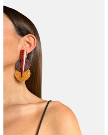 PENDIENTES MUIRAPIRANGA ALGODÓN