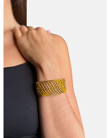 PULSERA CAPIM DOURADO ALGODÓN