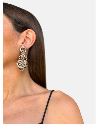 PENDIENTES ALBORADA BUHO TRIPLE