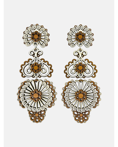 PENDIENTES ALBORADA BUHO TRIPLE