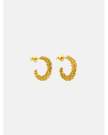 PENDIENTES STARDUST ARO PEQUEÑO DORADOS