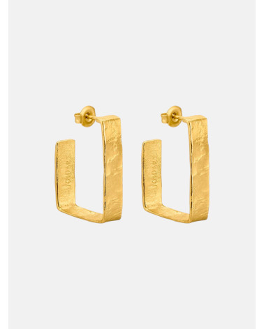 PENDIENTES LIGNIS GRANDES DORADOS