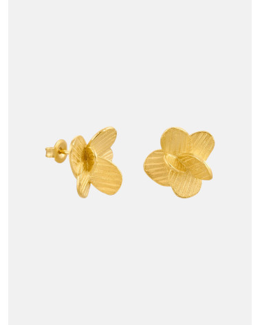 PENDIENTES PAMPALONIA DORADOS