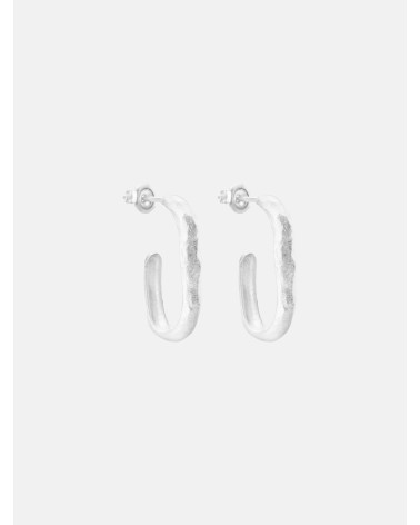 PENDIENTES SAUMA ARO PLATEADOS