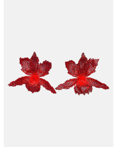 PENDIENTES ZIGO ROJO