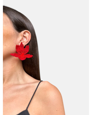 PENDIENTES ZIGO ROJO