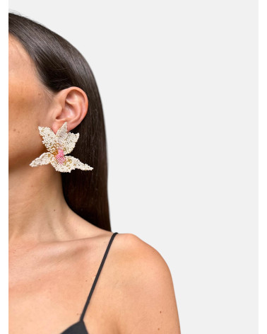 PENDIENTES ZIGO ROSA