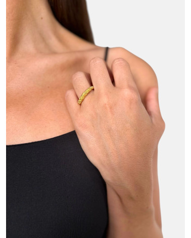 ANILLO STARDUST DORADO