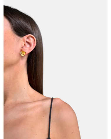 PENDIENTES PAMPALONIA DORADOS