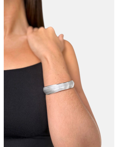 PULSERA ONARIA PLATEADA