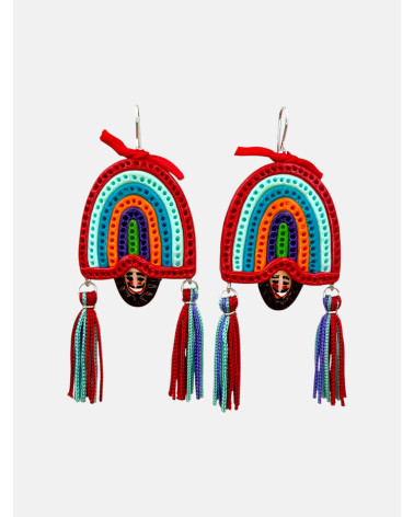 PENDIENTES PELIQUEIROS BORLAS