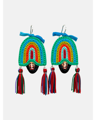 PENDIENTES PELIQUEIROS BORLAS