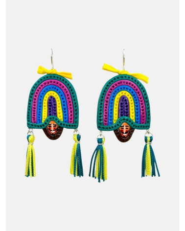 PENDIENTES PELIQUEIROS BORLAS