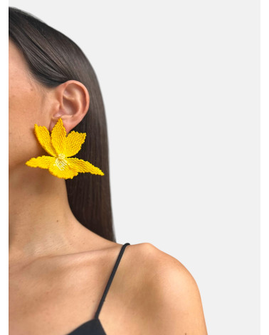 PENDIENTES ZIGO AMARILLO