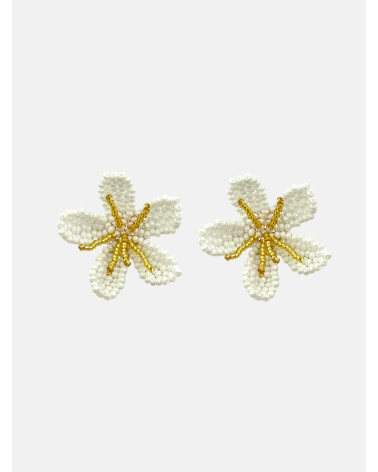 PENDIENTES BLOOM BLANCO