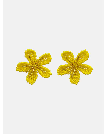 PENDIENTES BLOOM AMARILLO