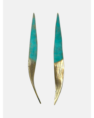PENDIENTES FUEGO LARGOS