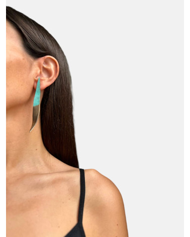 PENDIENTES FUEGO LARGOS